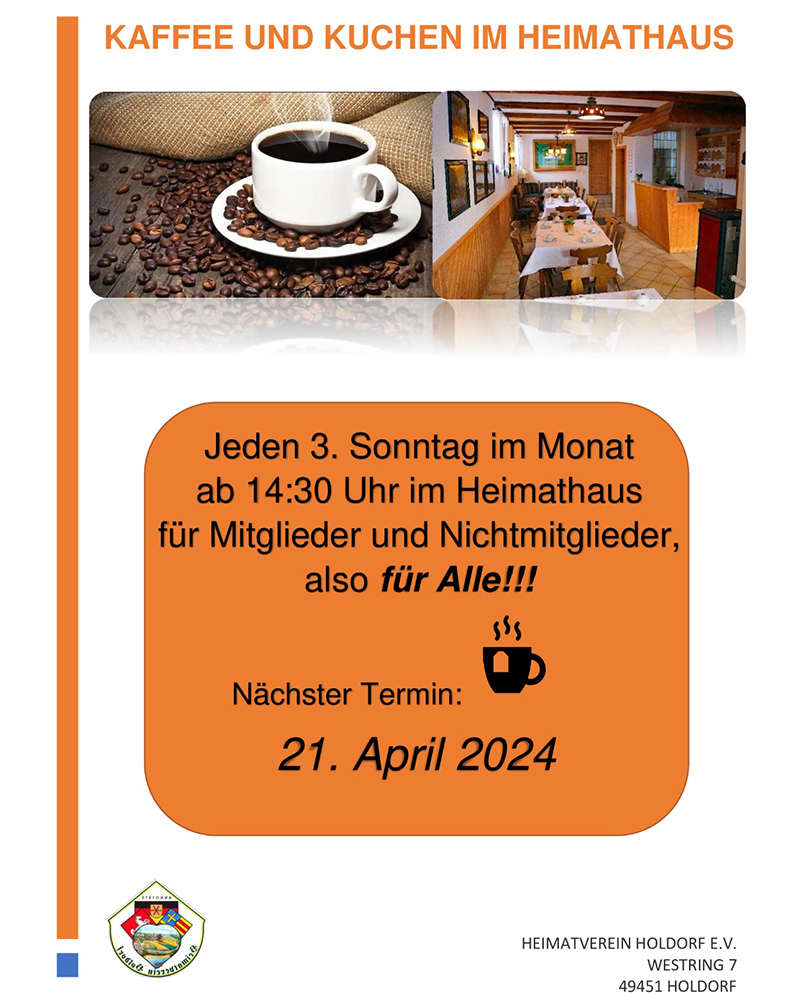 24 Heimatverein Kaffee April