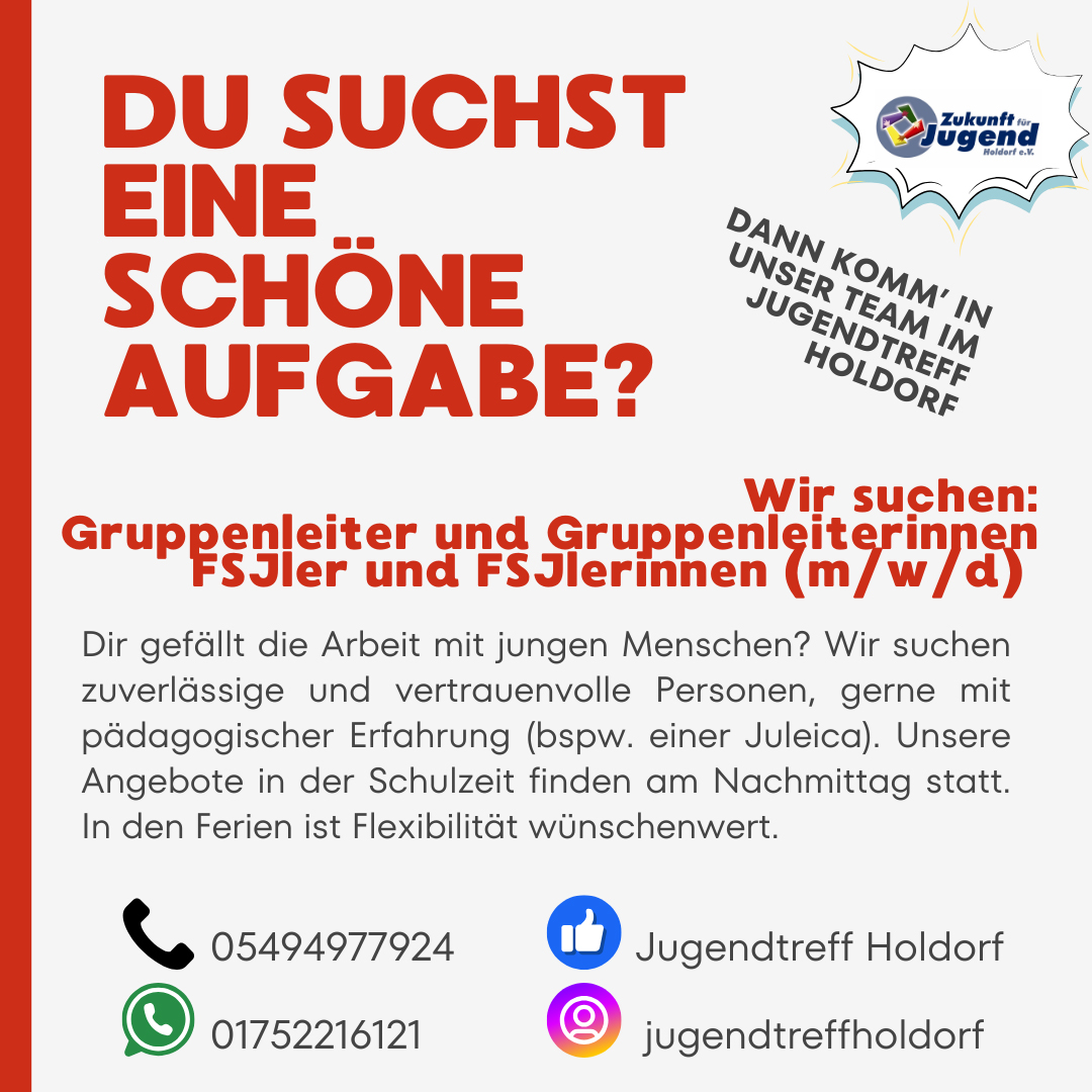 25 Jugendtreff Gruppenleiterinnen FsJler